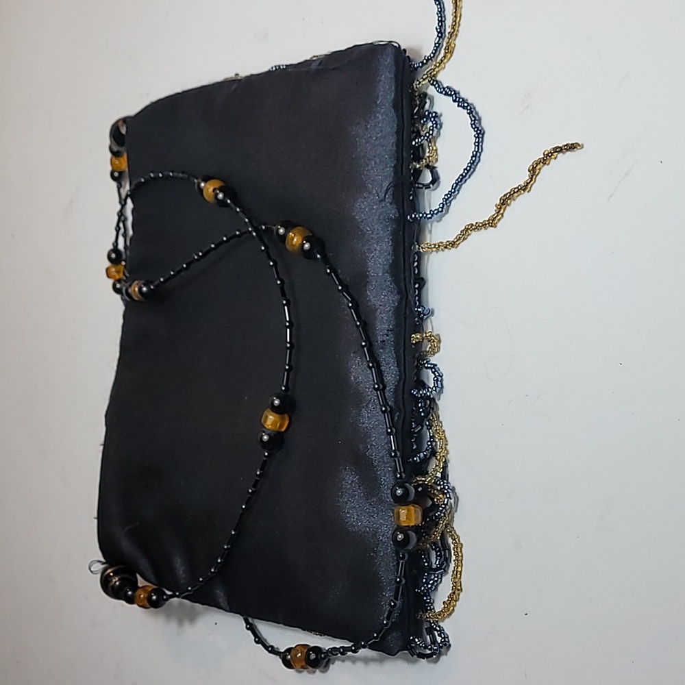 Sequence Beaded Multi Colored Evening Crossbody B… - image 2